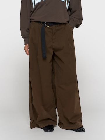 10Days Wide leg Trousers in Brown