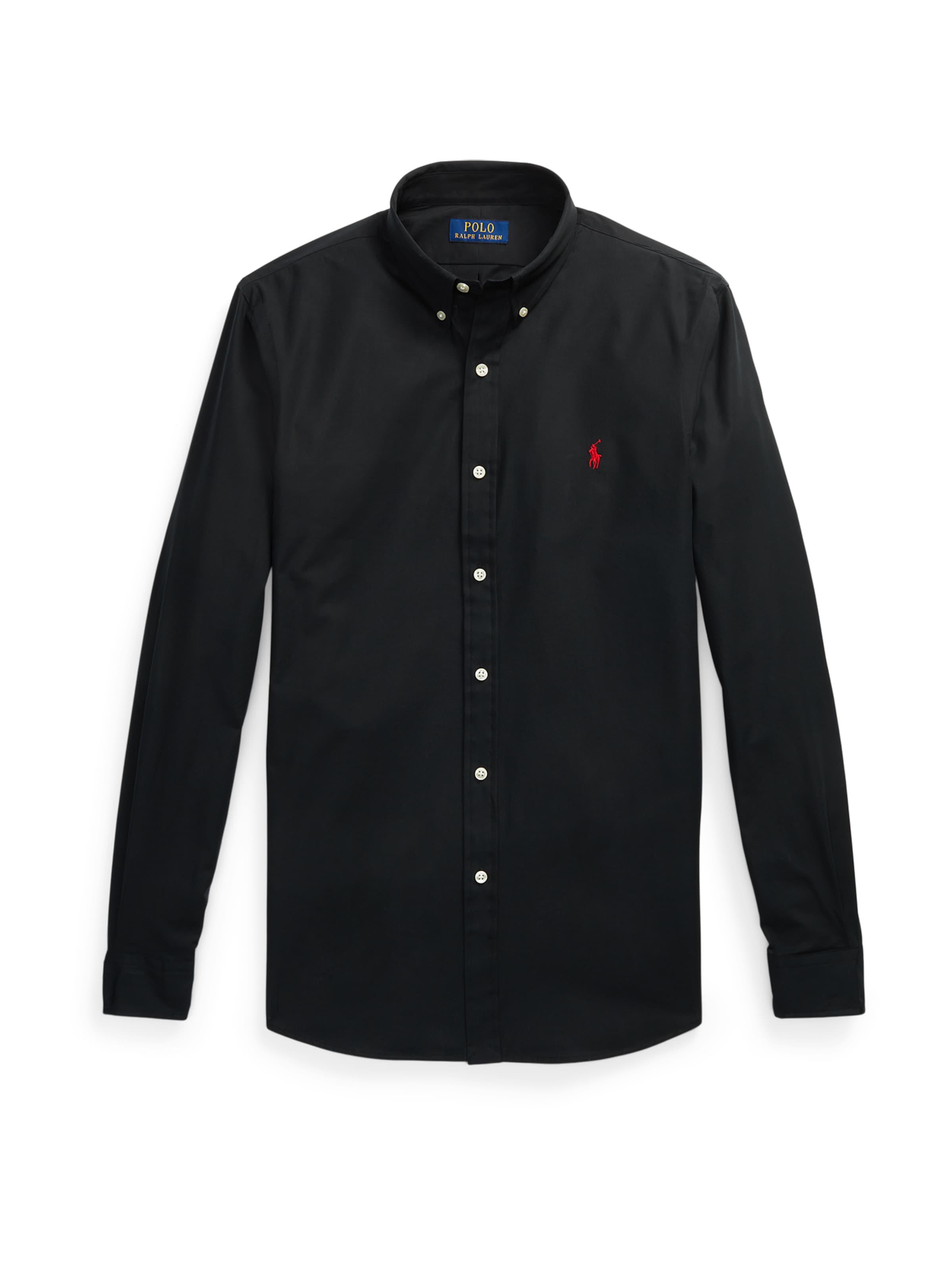 Camicia di Polo Ralph Lauren in nero: frontale
