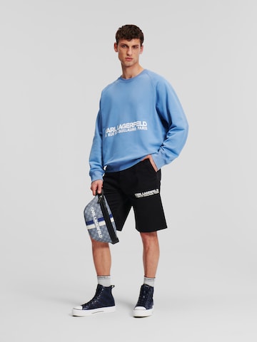 Karl Lagerfeld Sweatshirt 'Rue St-Guillaume' in Blue