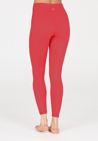 Athlecia Skinny Sporthose 'Bloom' in Rot
