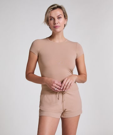 Hunkemöller Pyjamabroek 'Essential' in Beige