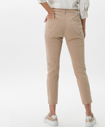 BRAX Slim fit Jeans 'Caro' in Beige: back