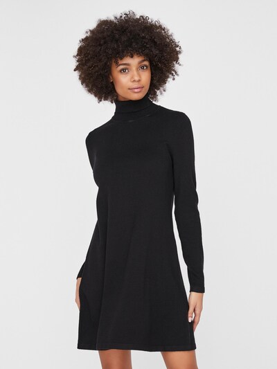 VERO MODA Knitted dress in Black | ABOUT YOU