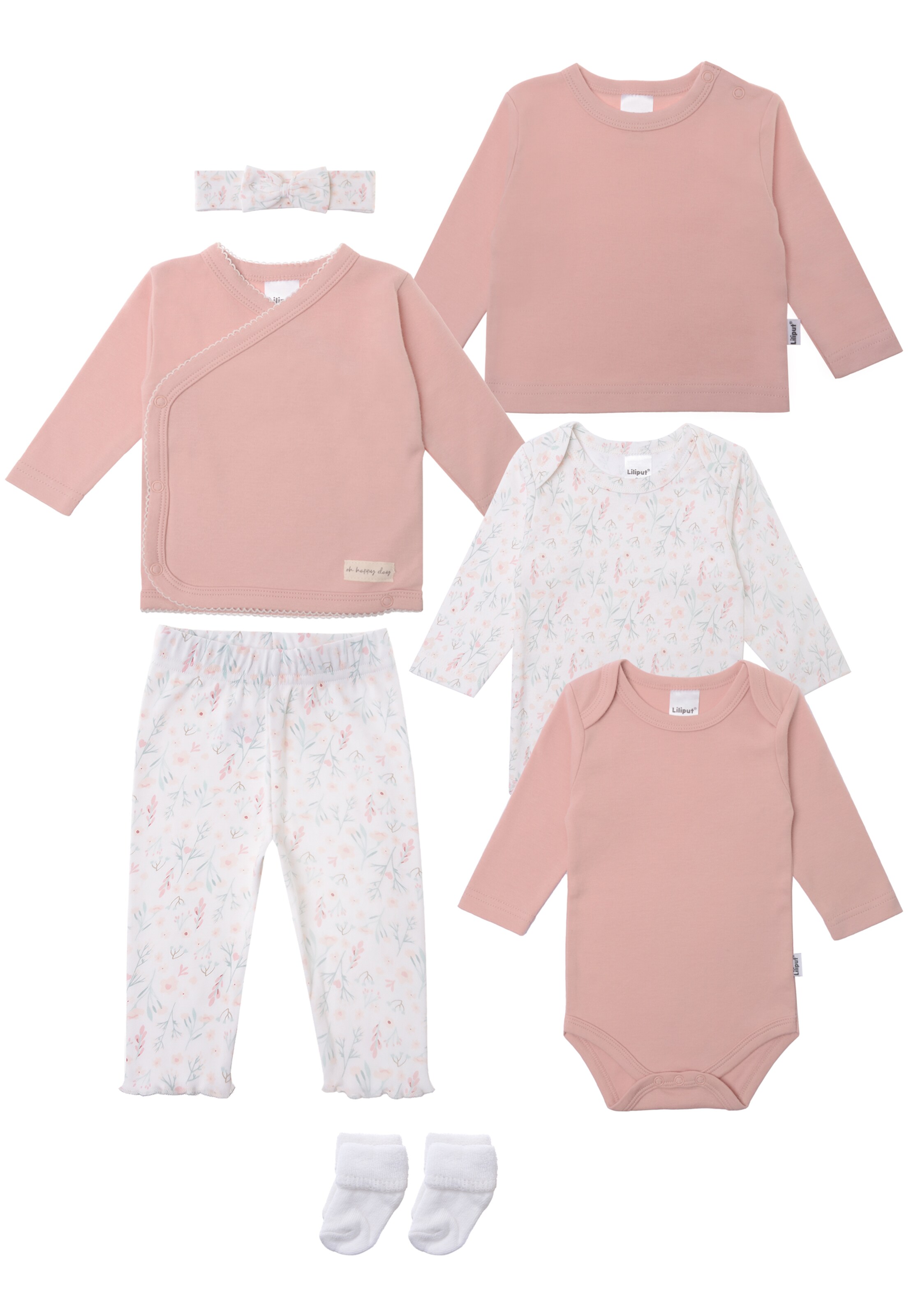 LILIPUT Set 'Blümchen' in Pink: front