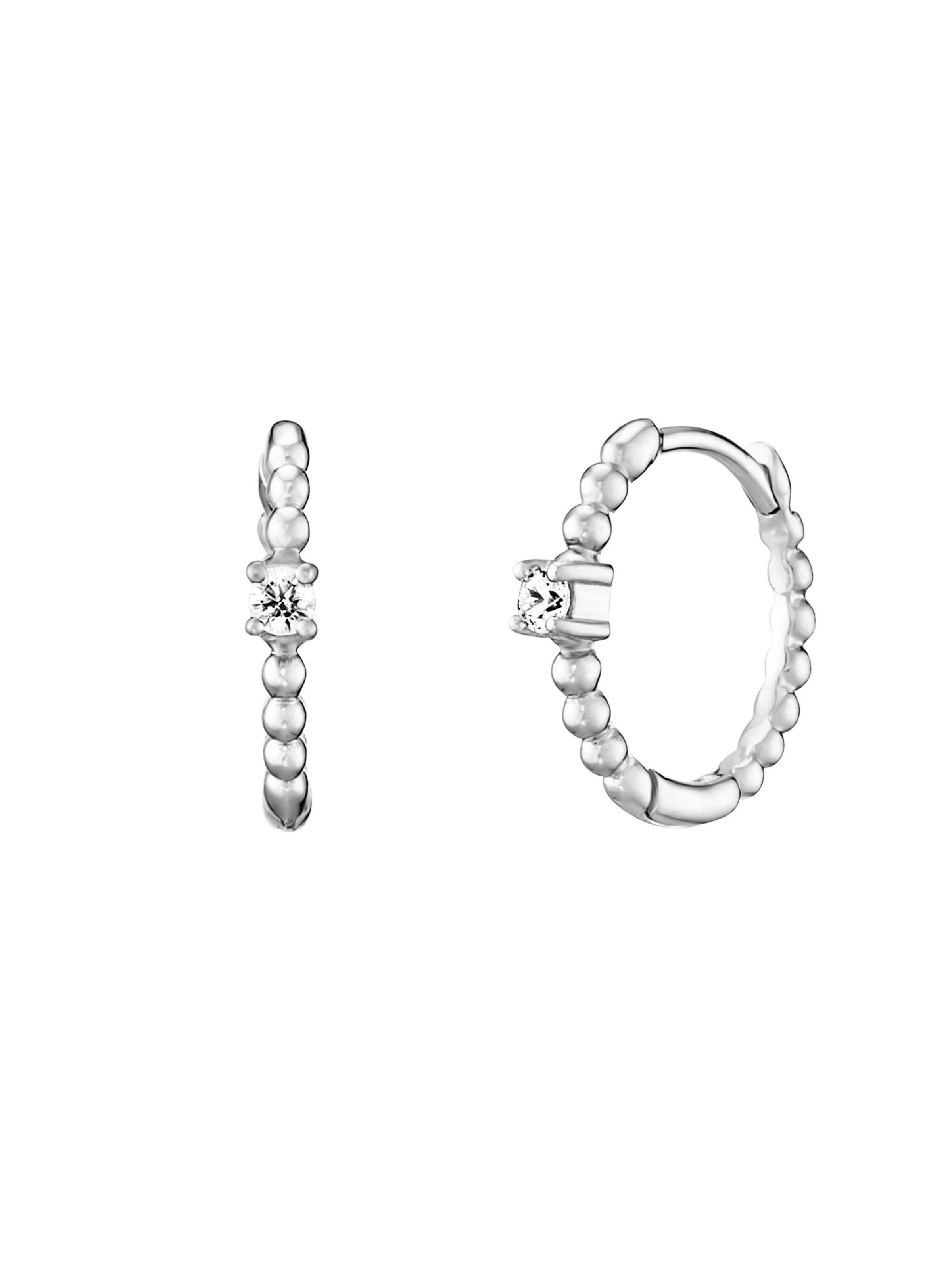 Julie Julsen Ohrringe in Silber: Vorderseite