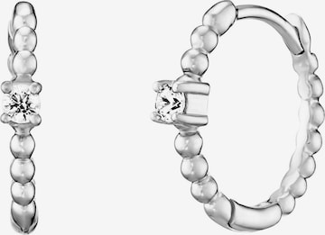 Boucles d'oreilles Julie Julsen en argent : devant