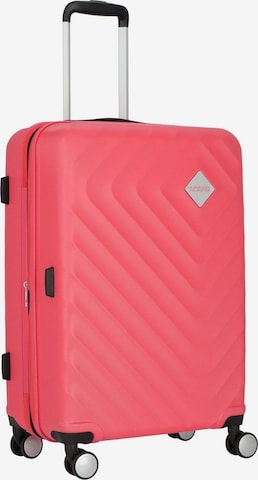 American Tourister Trolley 'Summer Square' in Pink