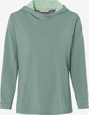 VAUDE Sweatshirt 'Mineo LS HO' in Green: front