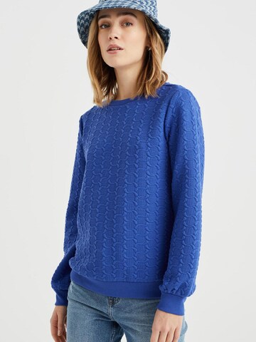 WE Fashion Sweatshirt in Blue