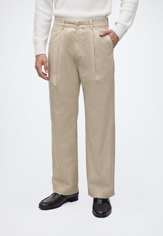 JACK & JONES Bő szár Élére vasalt nadrágok 'JPSTBILL FREDERIKSBERG' - barna: elől