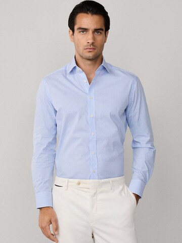 Hackett London Regular fit Button Up Shirt in Blue: front
