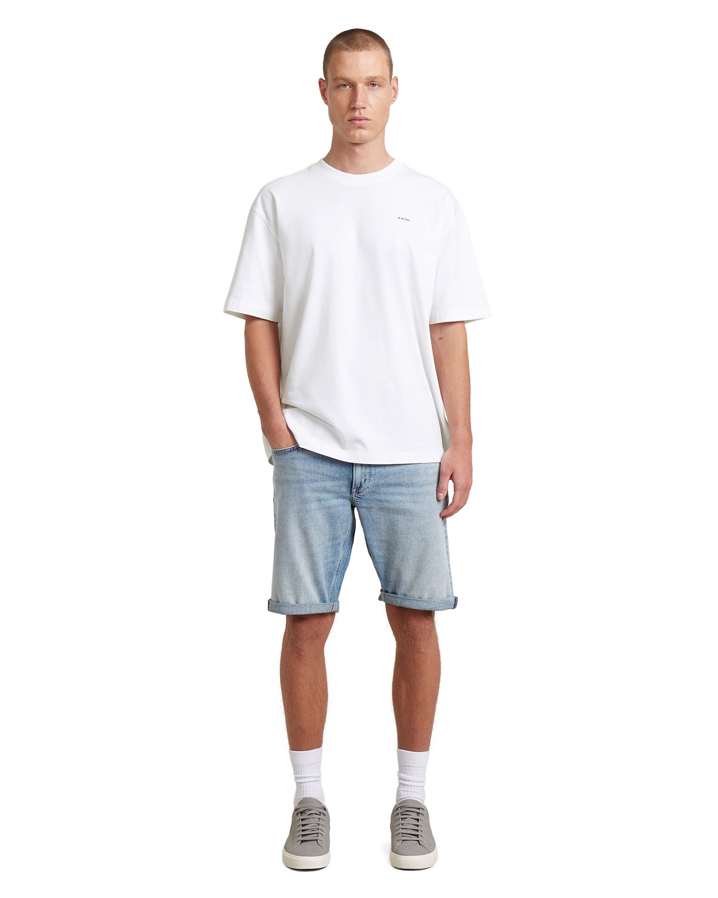 G-STAR Regular Broek ' Mosa Short' in Blauw