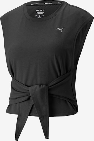 PUMA Sports Top 'STUDIO SKIMMER' in Black: front