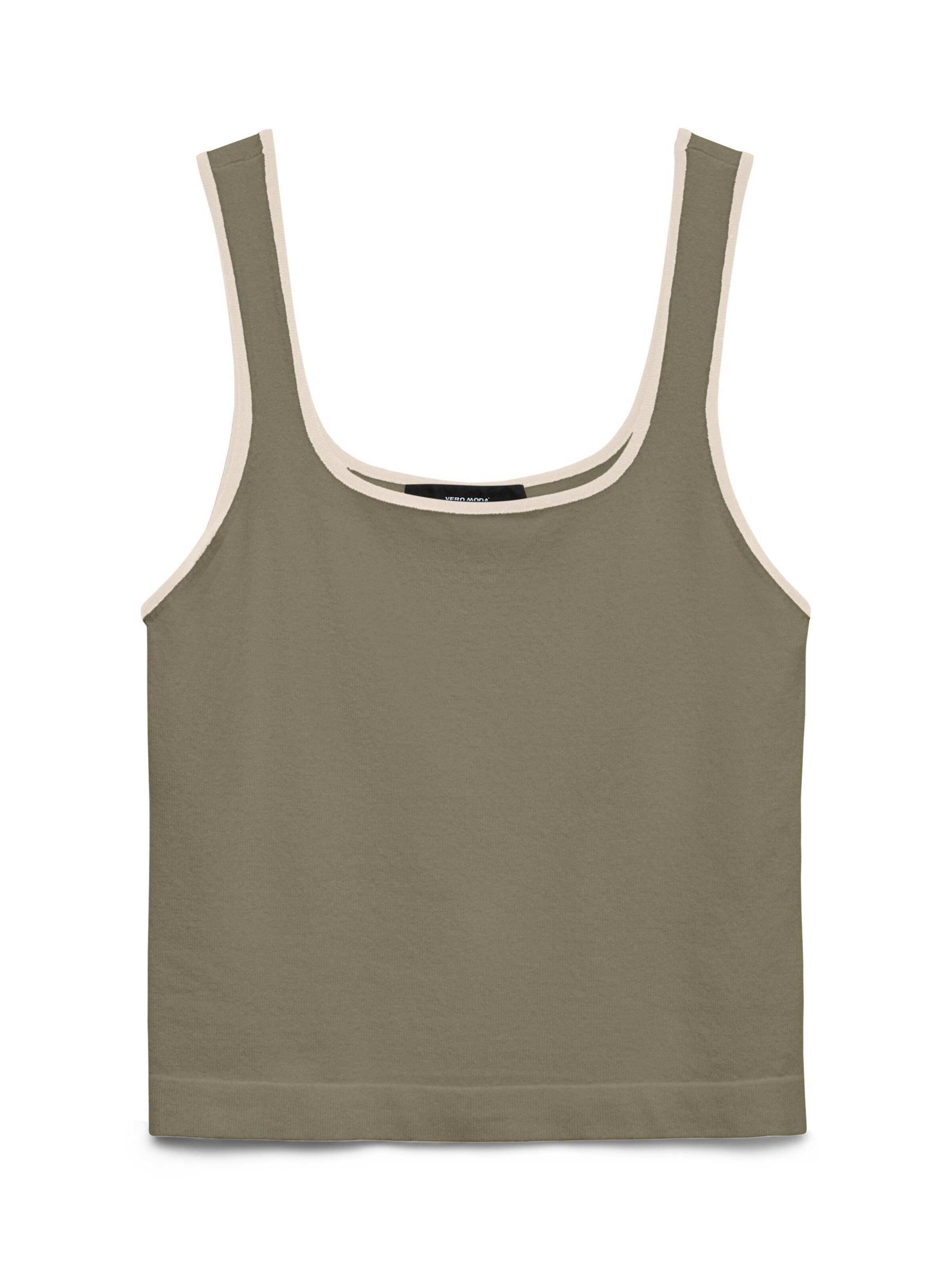 Tops en tricot 'VMEmerson' VERO MODA en gris : devant