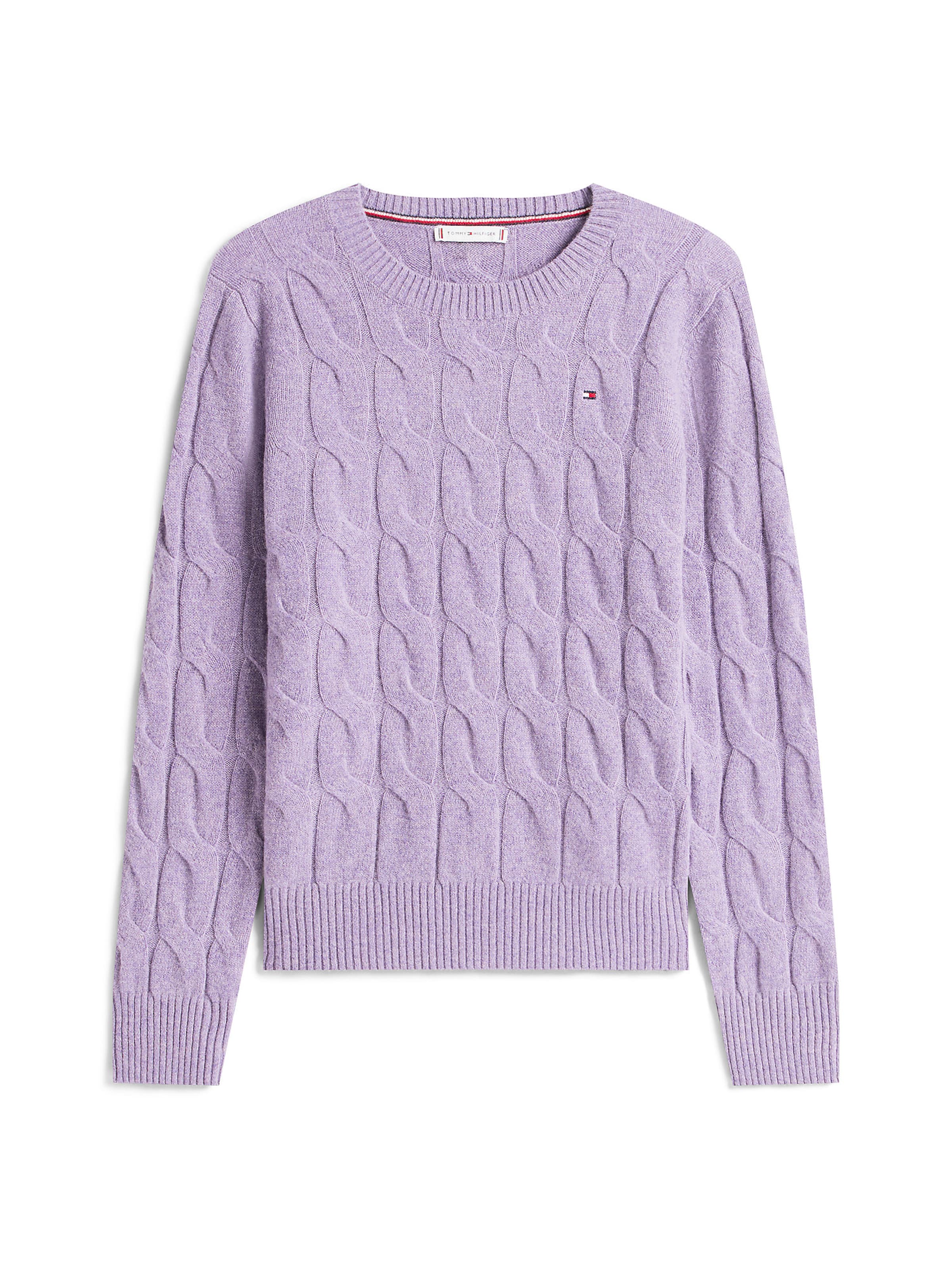 TOMMY HILFIGER Pullover in Lila: Vorderseite