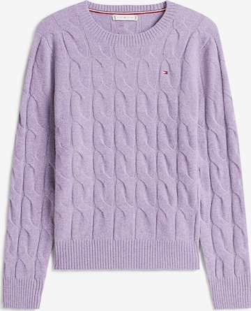 Pull-over TOMMY HILFIGER en violet : devant