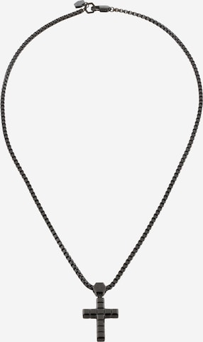 melns Philipp Plein Ķēdīte: no priekšpuses