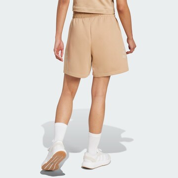 ADIDAS SPORTSWEAR Loose fit Sports trousers 'Future Icons' in Beige