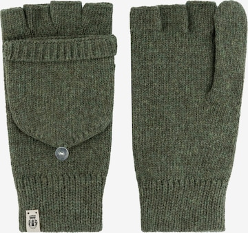 Roeckl Fingerless Gloves 'Essentials' in Green: front