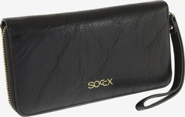 Soccx Small Leather Goods in One size in Black: front