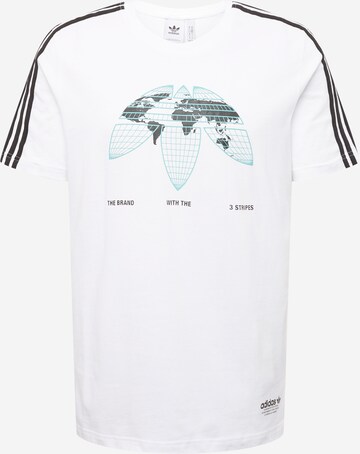 ADIDAS ORIGINALS Shirt 'Graphics United' in White: front