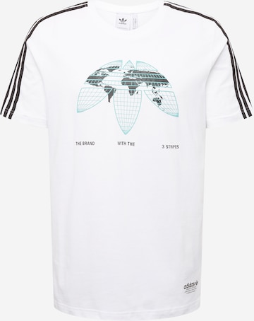 ADIDAS ORIGINALS Póló 'Graphics United' - fehér: elől