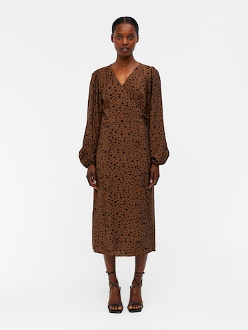OBJECT Dress 'SELINE' in Brown: front