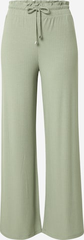 Wide Leg Pantalon 'Lynn' ABOUT YOU en vert : devant