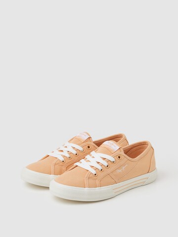 Pepe Jeans Platform trainers 'BRADY BASIC' in Orange