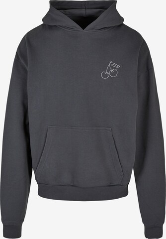 Merchcode Sweatshirt 'Cherry' in Grey: front