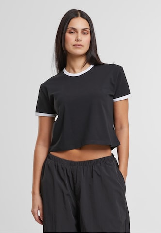 melns Urban Classics T-Krekls: no priekšpuses