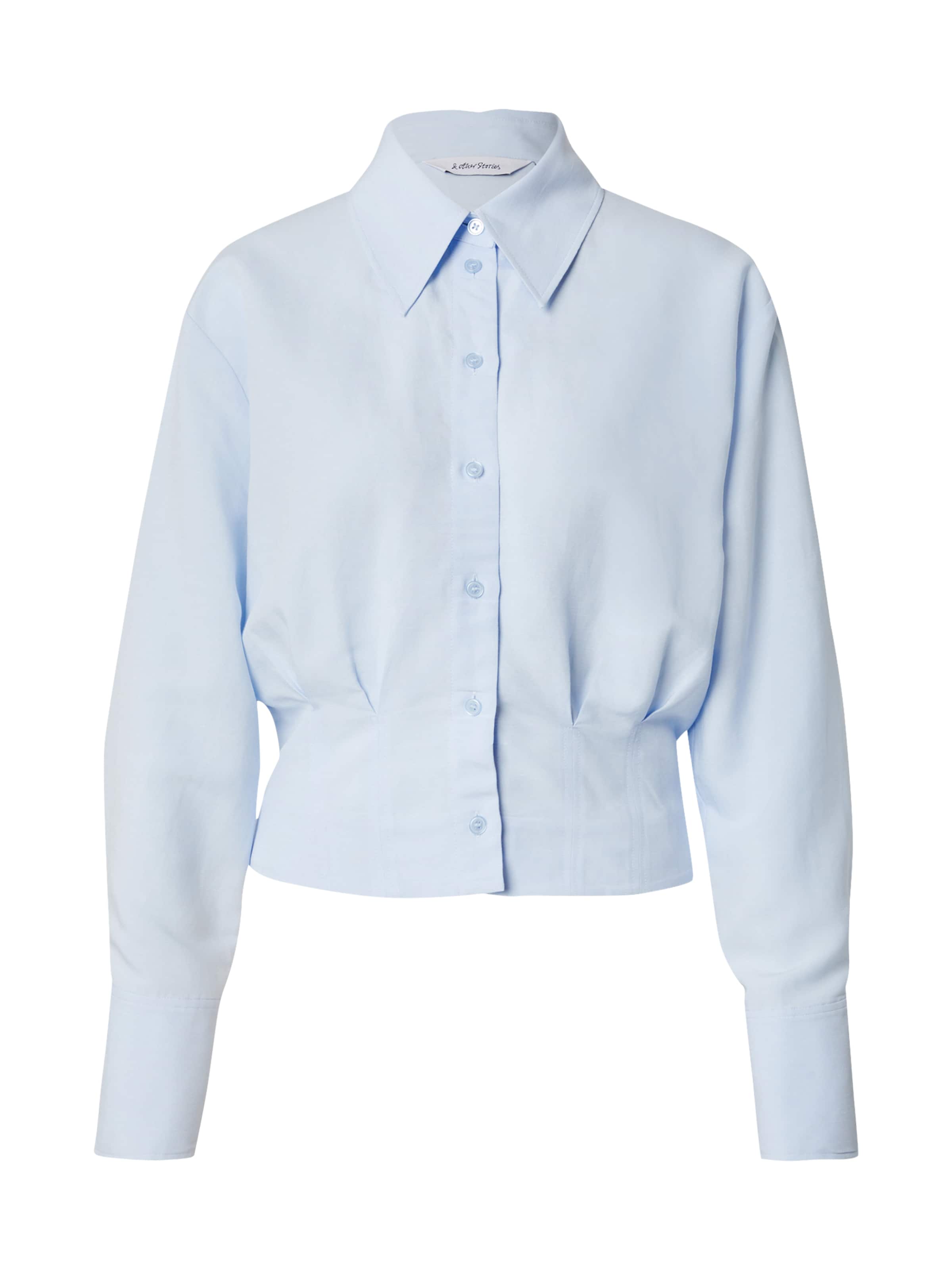 & Other Stories Blouse in Blue: front