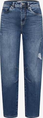 STREET ONE Barrel Jeans 'Karlie' in Blau: Vorderseite
