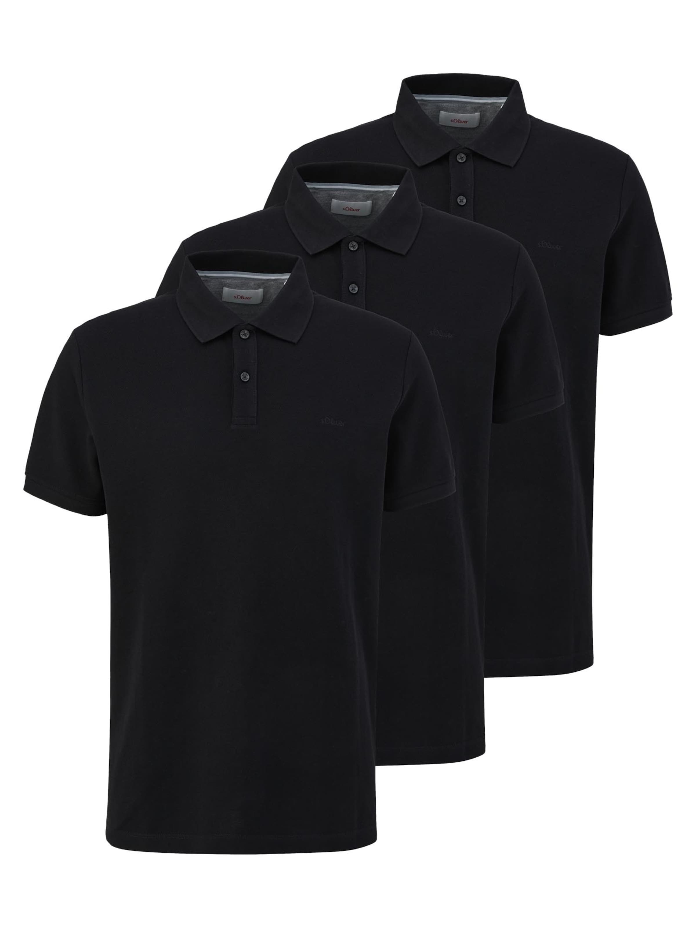 s.Oliver Shirt 'Basic' in Black: front