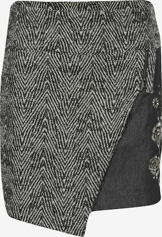 juoda KOROSHI Sijonas: priekis