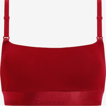 Calvin Klein Bralette Bra in Red: front