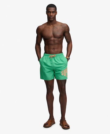 Superdry & Co Zwemshorts in Groen