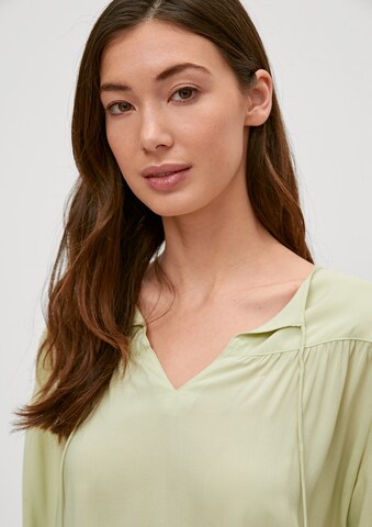 Camicia da donna di comma casual identity in verde
