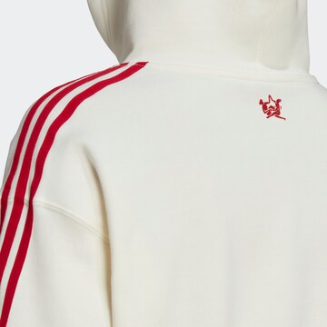 balts ADIDAS ORIGINALS Sportisks džemperis 'Thebe Magugu'