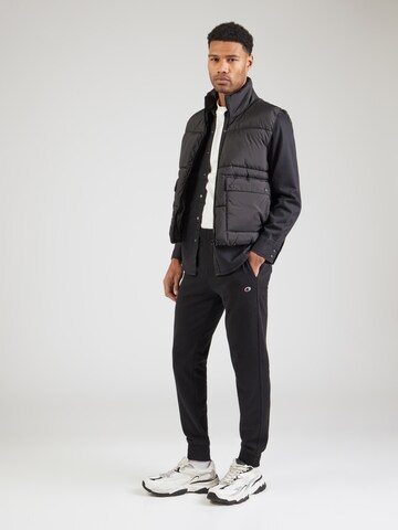 Champion Authentic Athletic Apparel Tapered Trousers in Black