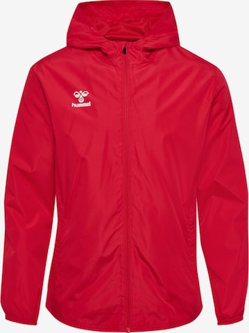 Hummel Sportjas in Rood: voorkant