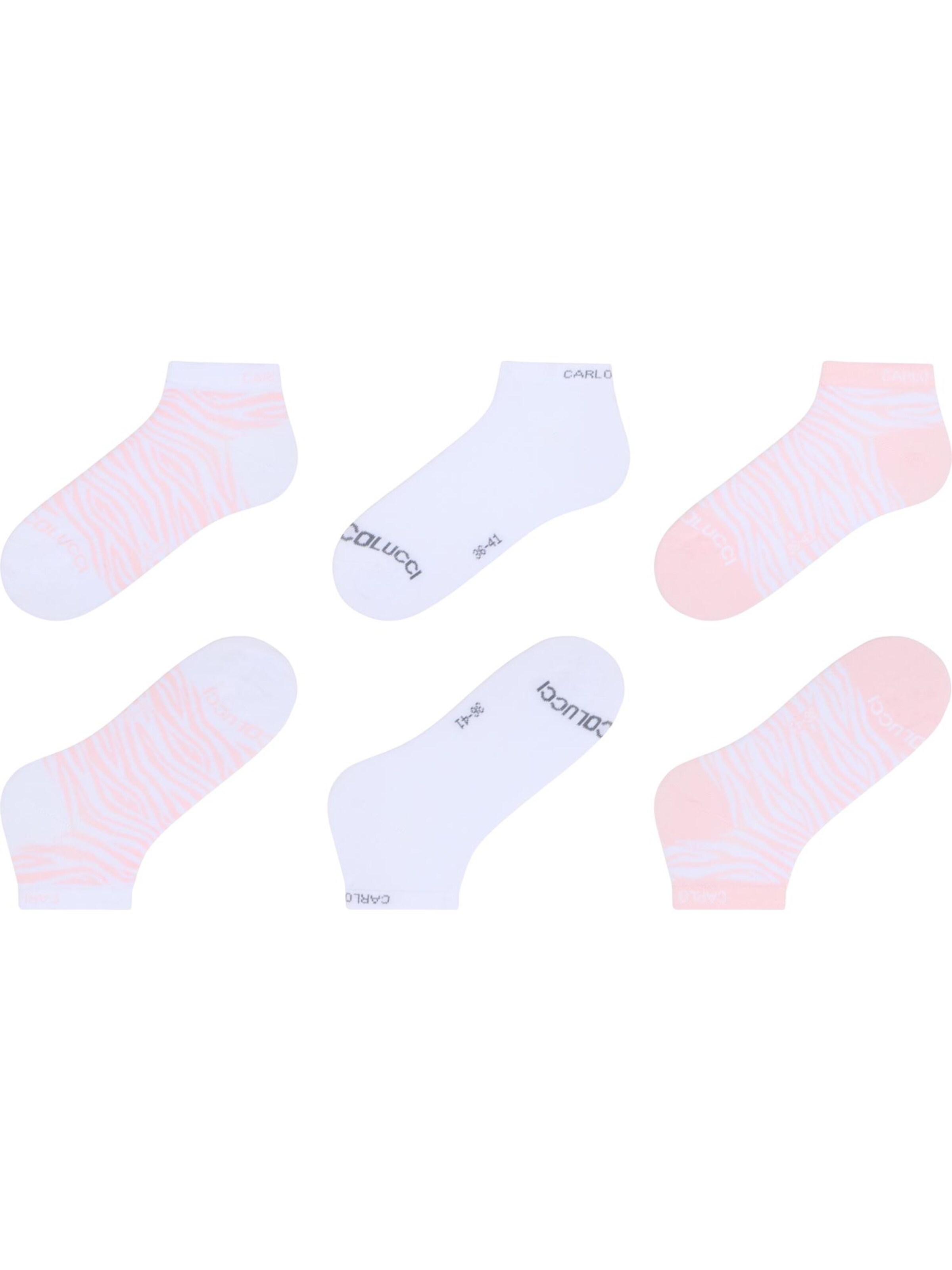 Carlo Colucci Sokken 'Eller' in Roze
