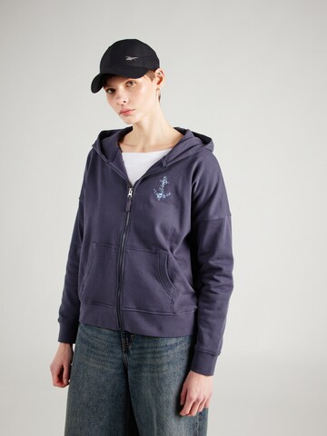 Derbe Zip-Up Hoodie 'Rosenanker' in Blue: front