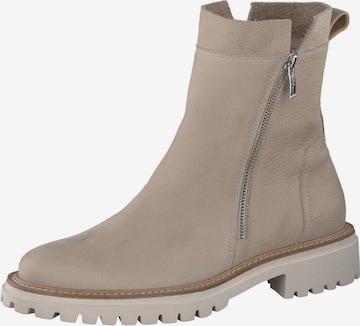 Paul Green Ankle Boots in Beige: front