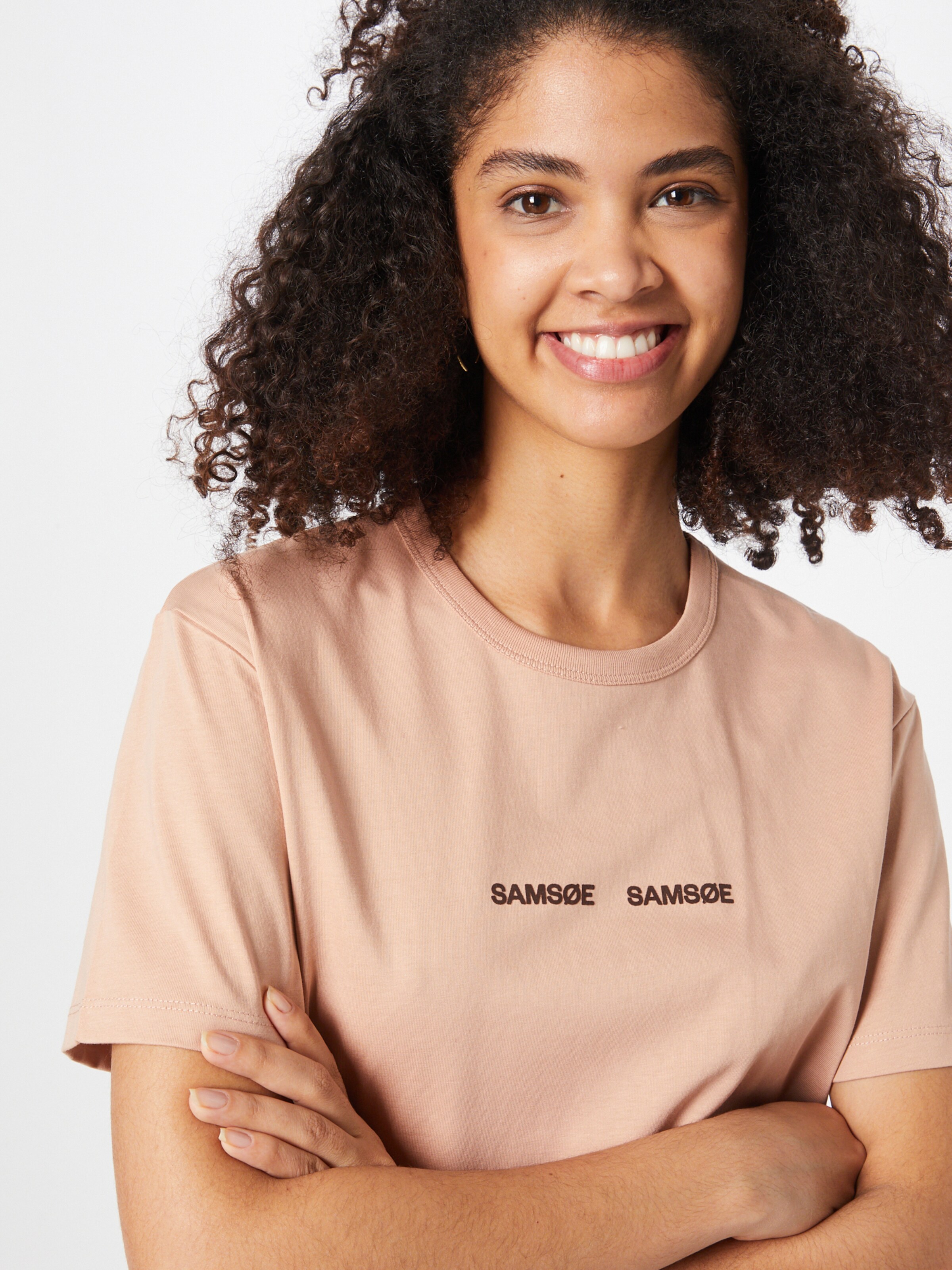 Frauen Shirts & Tops Samsoe Samsoe T-Shirt 'VIGDIS' in Hellpink - NF91992