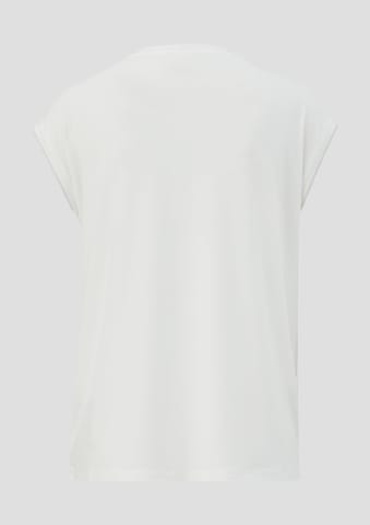 T-shirt s.Oliver BLACK LABEL en blanc