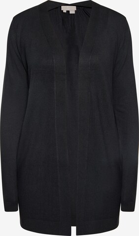 RISA Knit Cardigan in Black: front