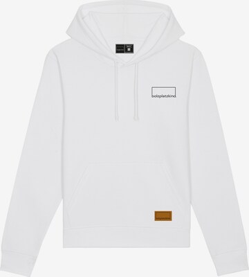 Bolzplatzkind Sweatshirt in White: front
