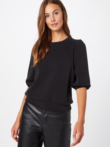 SELECTED FEMMESweater majica 'TENNY' - crna boja: prednji dio