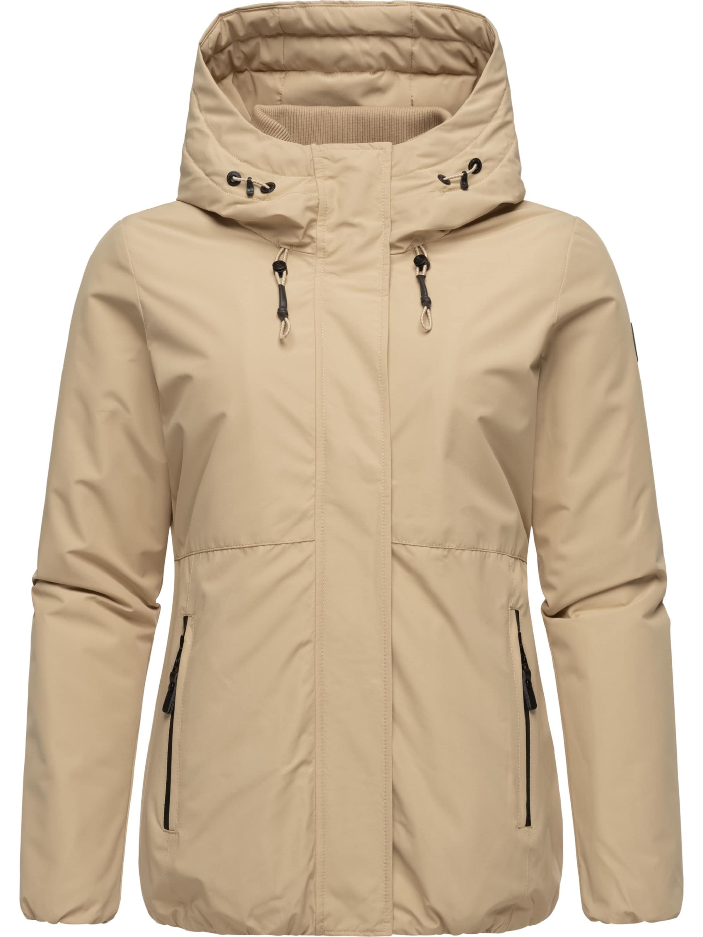 Ragwear Λειτουργικό μπουφάν ' Sunniva' σε μπεζ: μπροστά